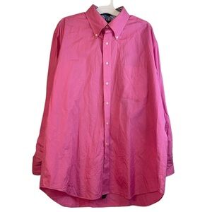 EUC Tommy Hilfiger Pink button down shirt Size Large #53